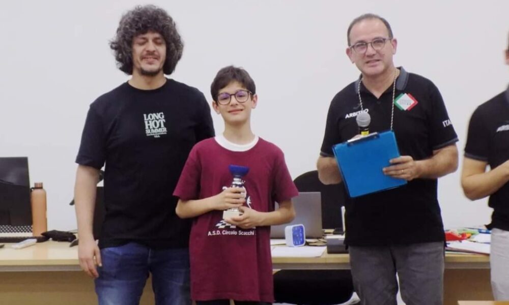 国际象棋/克里斯蒂安·科帕里 (Cristian Coppari) 为 10 岁以下地区锦标赛再唱一曲