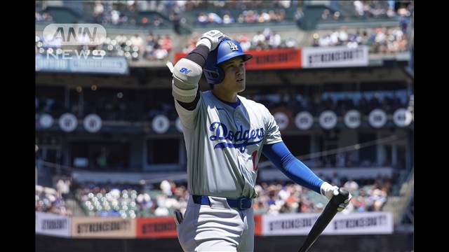 道奇队球员大谷翔平 6 月份的最后一场比赛表现不佳……5 次击球未安打 - 名古屋电视台 [Me-Tele]